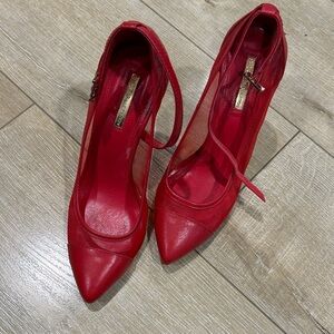BCBGeneration Vibrant Red Heels